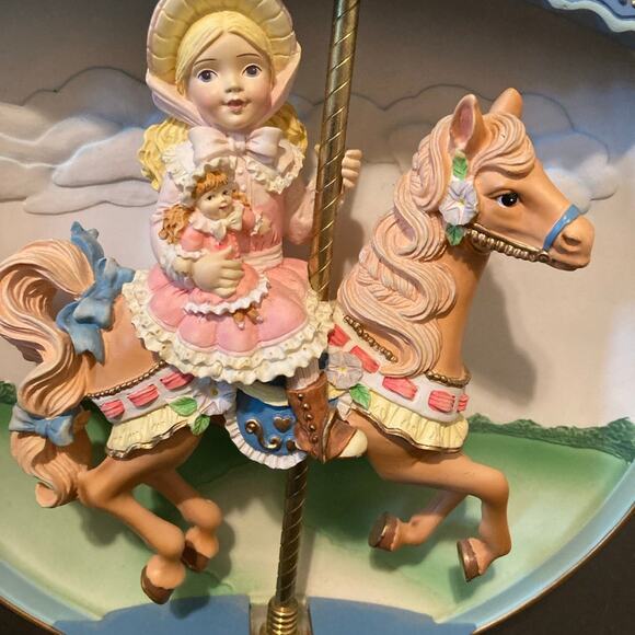 The Bradford Exchange, 1996, Carousel Daydreams, Hold On To Your Dreams - Music - Picture 6 of 9